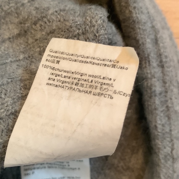 Boss virgin wool cowl neck asymmetrical sweater - Picture 4 of 4